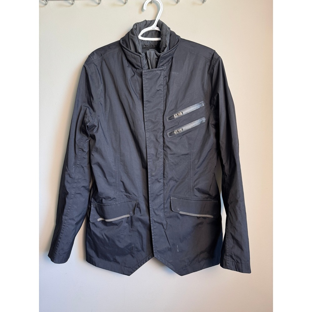 Lululemon Mens Medium Black Cadence 2 in 1 Blazer Jacket Gorpcore Techwear Field